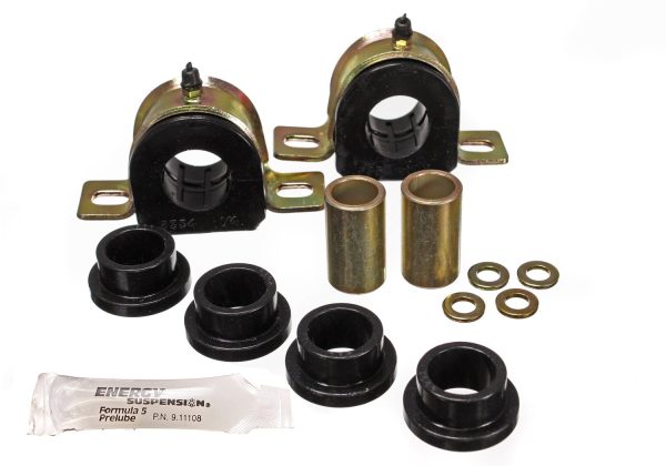 ENERGY SUSPENSION 3.5180G 1-1/4 INCH Greasable Sway Bar Set, Black