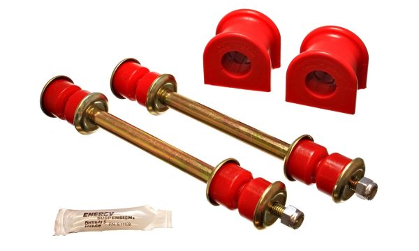 ENERGY SUSPENSION 4.5156R Ft Sway Bar Bushing Set 27Mm, Red