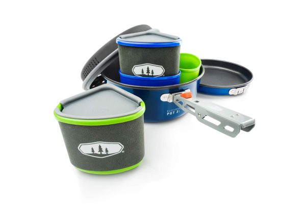 GSI OUTDOORS 44220 Bugaboo Backpacker, Nesting Cook Set, Superior Backcountry Cookware Since 1985
