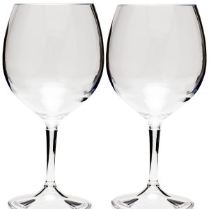 GSI OUTDOORS 79312 Nesting Red Wine Glass Set for Compact Storage and Comfortable Drinking, 15 fl. oz.