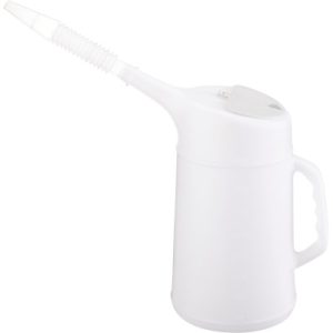 HELIX RACING 607-2004 4 LITER MEASURING CUP, Used To Measure And Pour Automotive Fluids/ Liquids; 4 Liter Cup With Spout; With Handle