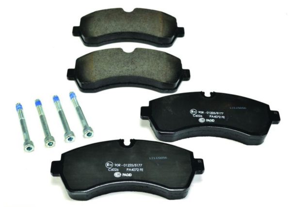 HELLA 355005531 FRONT BRAKE PAD SET DISC BRAKE, Low-Metallic; Set Of 2; With Brake Caliper Screws
