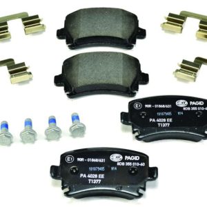 HELLA 355010601 BRAKE PAD SET DISC BRAKE, Low-Metallic; Set Of 2; With Brake Caliper Screws