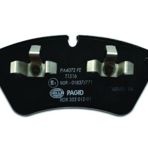 HELLA 355012011 BRAKE PAD SET DISC BRAKE, Low-Metallic; Set Of 2