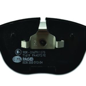 HELLA 355012541 BRAKE PAD SET DISC BRAKE, Low-Metallic; Set Of 2
