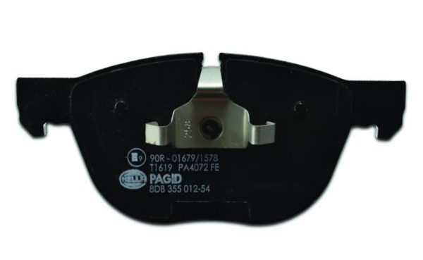 HELLA 355012541 BRAKE PAD SET DISC BRAKE, Low-Metallic; Set Of 2