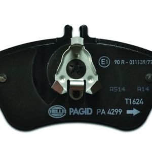 HELLA 355012621 BRAKE PAD SET DISC BRAKE, Low-Metallic; Set Of 2; With Mounting Hardware