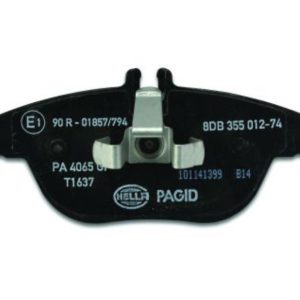 HELLA 355012741 BRAKE PAD SET DISC BRAKE, Low-Metallic; Set Of 2