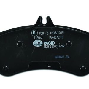 HELLA 355014221 BRAKE PAD SET DISC BRAKE, Low-Metallic; Set Of 2; With Mounting Hardware