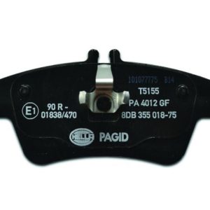HELLA 355018751 BRAKE PAD SET DISC BRAKE, Low-Metallic; Set Of 2