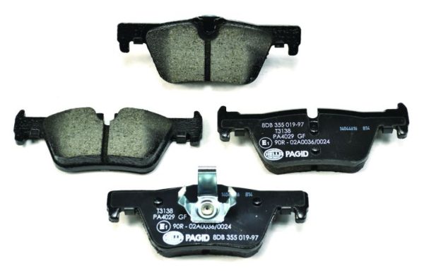 HELLA 355019971 DISC BRAKE PAD, Low-Metallic; Set Of 2