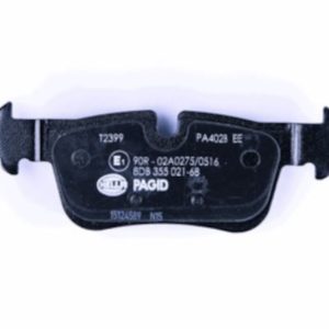 HELLA 355021681 BRAKE PAD SET DISC BRAKE, Low-Metallic; Set Of 2