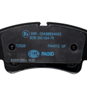 HELLA 355024791 BRAKE PAD SET DISC BRAKE, Low-Metallic; Set Of 2