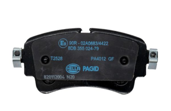 HELLA 355024791 BRAKE PAD SET DISC BRAKE, Low-Metallic; Set Of 2