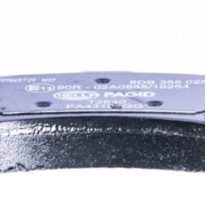 HELLA 355025401 BRAKE PAD SET DISC BRAKE, Low-Metallic; Set Of 2; With Mounting Hardware