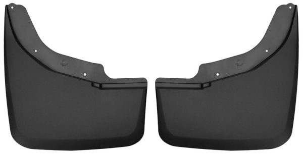 HUSKY LINERS 57871 Rear Mud Guards | 2015 - 2019 Chevrolet Silverado/GMC Sierra 3500 HD w/ Dual Rear Wheels, Rear Set - Black (Pair)