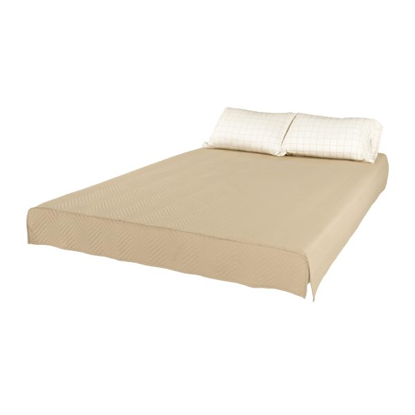 LIPPERT 2022107832 Easy Zzzs RV Bedding Set - King, Tan
