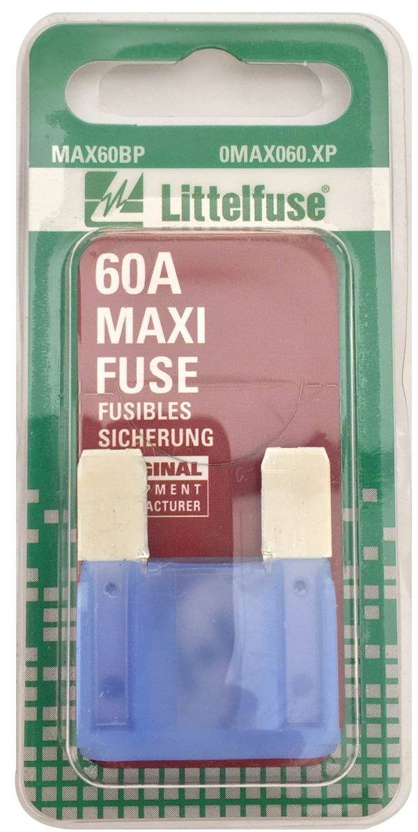LITTELFUSE MAX60BP MAXI Slo-Blo 299 Series Automotive Blade Fuse