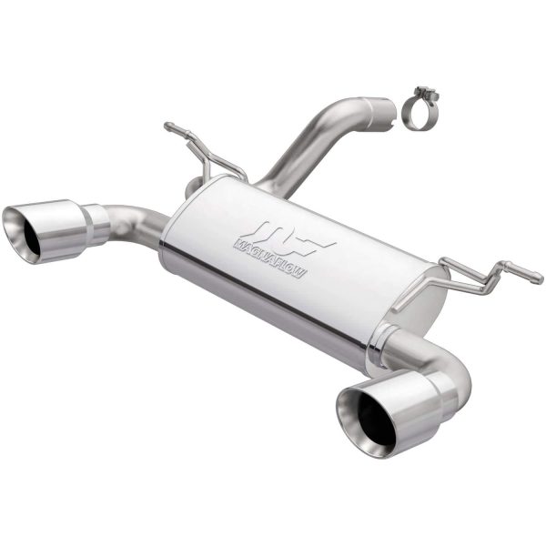 MAGNAFLOW 19385 Exhaust System Axle-Back, Street Series, For 2018-2024 Jeep Wrangler, Dual Split Rear Exit Style