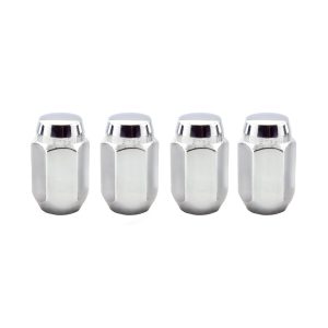 MCGARD 64001 Chrome Cone Seat Style Lug Nut Set (7/16 INCH - 20 Thread Size) - Set of 4