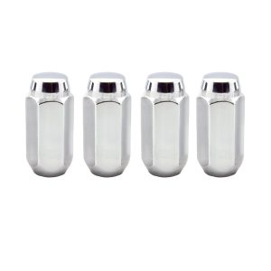 MCGARD 64021 Chrome Cone Seat Style Lug Nut Set (M14 x 1.5 Thread Size) - Set of 4