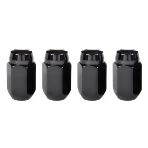 MCGARD 64072 Chrome/Black Cone Seat Lug Nut Set (Set of 4)