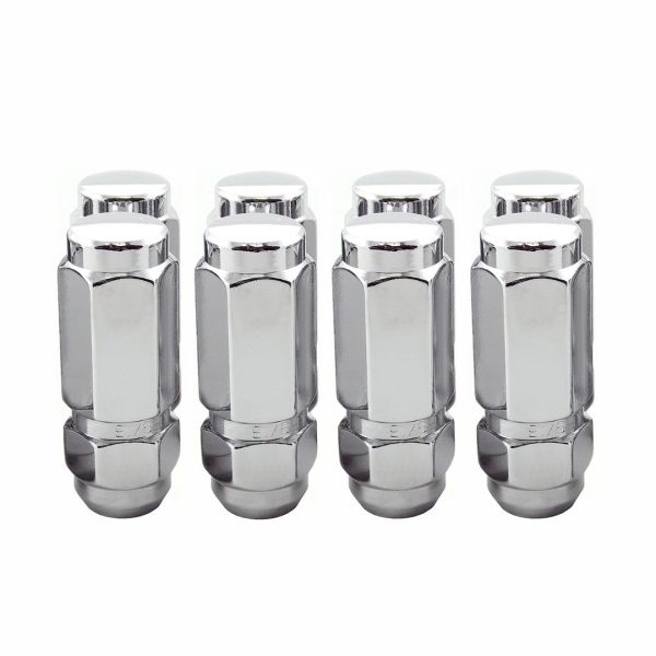 MCGARD 64806 Chrome Duplex Cone Seat Style Lug Nut Set (9/16 INCH - 18 Thread Size) - Set of 8