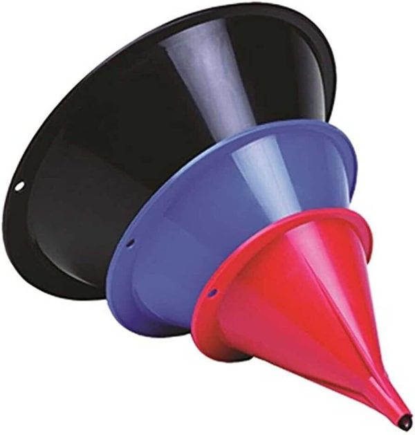 MIDWEST CAN 3588 Polyethylene Funnel Set (3 Piece)