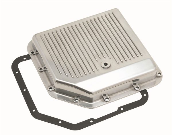 MR GASKET 9791G Polished Aluminum Transmission Pan for GM Turbo 350
