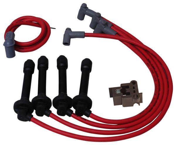 MSD 35359 Red 8.5mm Super Conductor Spark Plug Wire Set