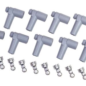 MSD 8849 HEI DISTRB BOOTS 9/CARD, 90 Degree HEI Style; Fits 8.5 Millimeter Wires; With Terminal; Silicone; Set of 9