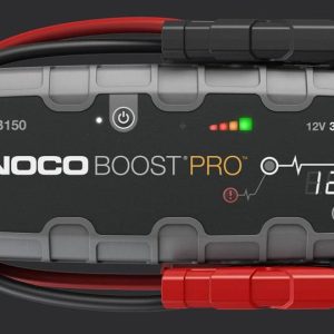 NOCO GB150 Boost Pro 3000A UltraSafe Car Battery Jump Starter, 12V Battery Pack, Battery Booster, Jump Box, Portable Charger and Jumper Cables for 9.0L Gasoline and 7.0L Diesel Engines