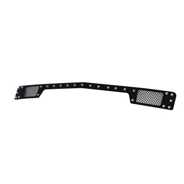 PARAMOUNT 46-0758 Automotive Black Stainless Steel Wire Mesh Bumper Overlay Grille (Chevrolet Silverado 1500 Evolution 1pc)