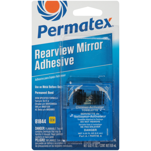 PERMATEX 81844 Liquid Automotive Mirror Adhesive 0.01 oz. 13