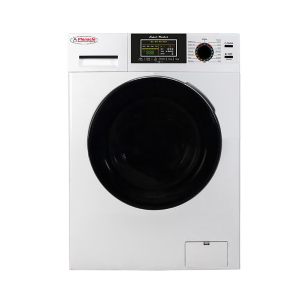 PINNACLE 21-835 XL Clothes Washer; Front Load; 36 Inch Width x 26 Height x 27 Inch Depth; White; Stainless Steel Drum; 1.9 Cubic Feet/ 18 Pound Maximum Load Capacity; 15 Wash Cycle; 110 Volt/ 13 Amp; Built-In Mounting
