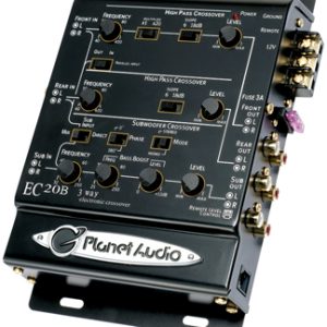 PLANET AUDIO EC20B 3-way Electronic Crossover With Remote Woofer Level Control