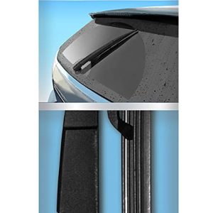 RAIN-X 850022 RearView Rear Wiper Blade, 16 Inch Composite Rear Wiper Blade, Fits Rock Lock 3 (Pack Of 1), Automotive Replacement Wiper Blades That Meet Or Exceed OEM Quality And Design Standards