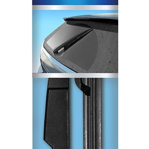 RAIN-X 850026 RearView Rear Wiper Blade, 14 Inch Composite Rear Wiper Blade, Fits Rock Lock 2 (Pack Of 1), Automotive Replacement Wiper Blades That Meet Or Exceed OEM Quality And Design Standards