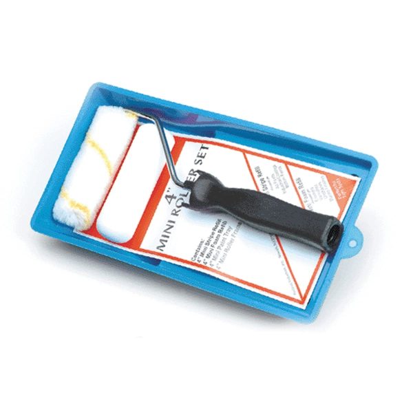 REDTREE 36054 Mini Roller Set 4 INCH (1/2 INCH N&Foam)