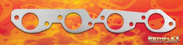 REMFLEX 2002 Exhaust Gasket for Chevy V8 Engine (Set of 2)