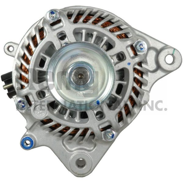 REMY 11110 Alternator/ Generator; OE Replacement; Alternator; 6 Millimeter x 1.0 Positive Battery Output Terminal; Internal Fan; Model MIIIA58G; 61.4 Millimeter Nominal Pulley Diameter; 6 Groove Serpentine Belt Pulley; 95 Amps Output (REFURBISHED)