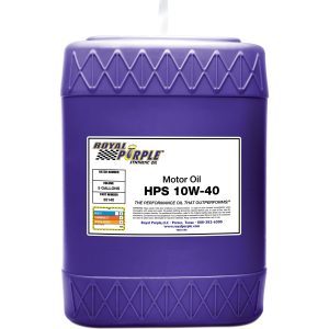 ROYAL PURPLE 35140 HPS 10W-40 High Performance Street Synthetic Motor Oil with Synerlec - 5 Gallon