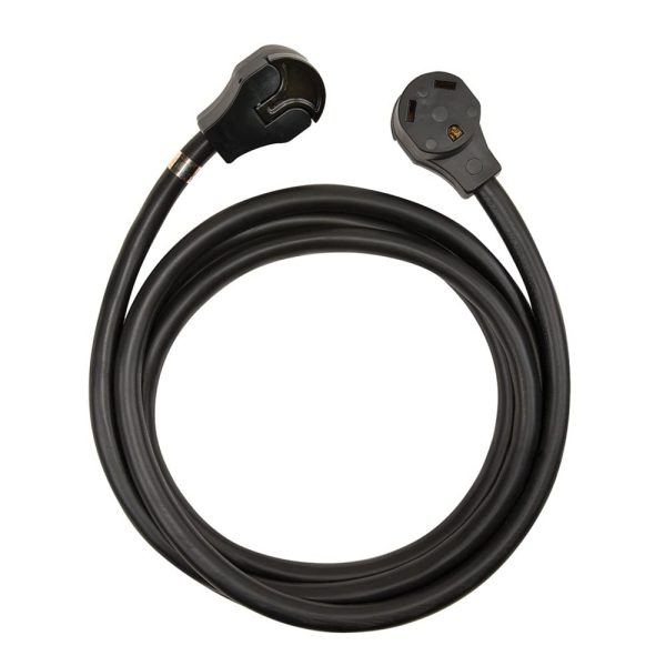SOUTHWIRE 30A25MFST RV Extension Cord Set - 30 Amp, 25FT Male/Female, Black