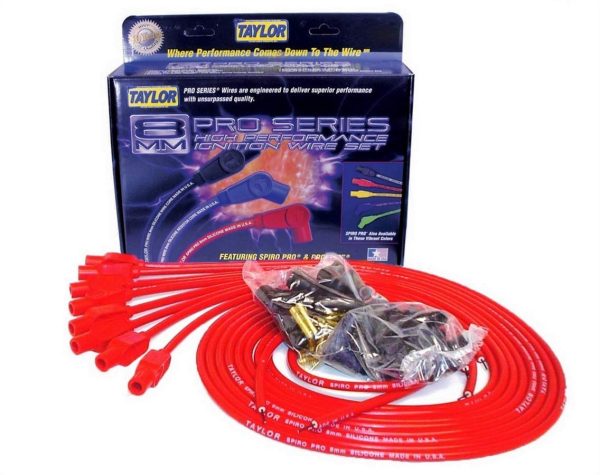 TAYLOR 73255 Spiro-Pro Red Spark Plug Wire Set