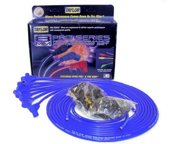 TAYLOR 73651 Cable Spiro-Pro Blue Spark Plug Wire Set