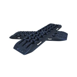 TFX OVERLAND TBBK01 TRACTION BOARD - BLACK, 42-1/2 Inch Length x 12-1/2 Inch Width x 2-1/2 Inch Height; Supports 20 000 Pounds; Injection Molded Nylon; Black; Set Of 2