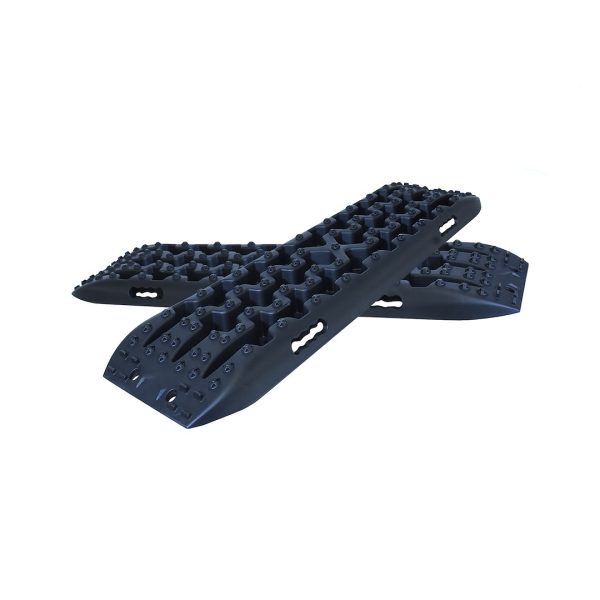 TFX OVERLAND TBBK01 TRACTION BOARD - BLACK, 42-1/2 Inch Length x 12-1/2 Inch Width x 2-1/2 Inch Height; Supports 20 000 Pounds; Injection Molded Nylon; Black; Set Of 2