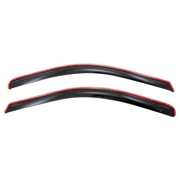 TRAILFX 2446IC TFX INCHANNEL WNDW VENTS SMOKE 2PC, Low Profile; In-Channel; Smoke; Acrylic; Set of 2