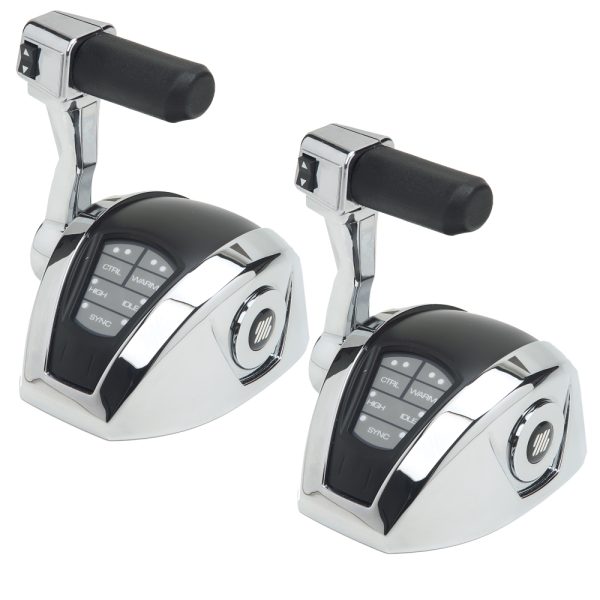 UFLEX MM12T POWER A ELECTRONIC CONTROL PACKAGE - SINGLE ENGINE/DUAL STATION - MECHANICAL THROTTLE/MECHANICAL SHIFT WITH TRIM