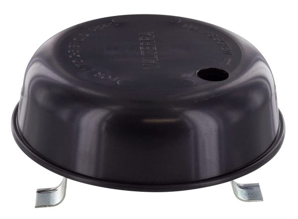 VALTERRA A10-3388BKVP Sewer Vent Cap; Replacement Cap Eliminates Need To Replace Entire Vent; Fits 1 Inch To 2-3/8 Inch Outside Diameter (OD) Vent Pipe; Black; With Spring Tension Mounting Hardware (Retail packaging)